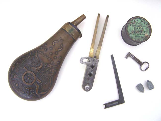 A Fine Cased Gustave Young Engraved Colt Model 1851 Navy Revolver — image 7
